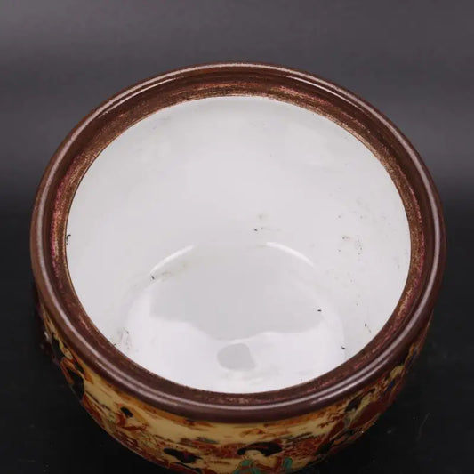 Qianlong Style Pink Tea Jar / Sugar Jar – Ceramic Asian Home Decor - - Decorative Jar