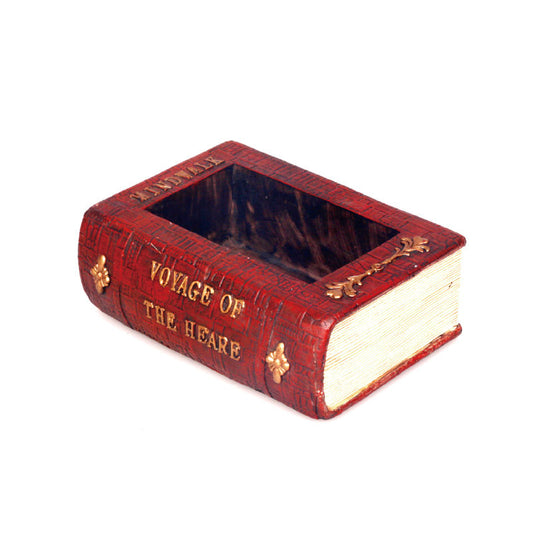 Vintage European Style Succulent Plant Pot Decor - Book small - planter