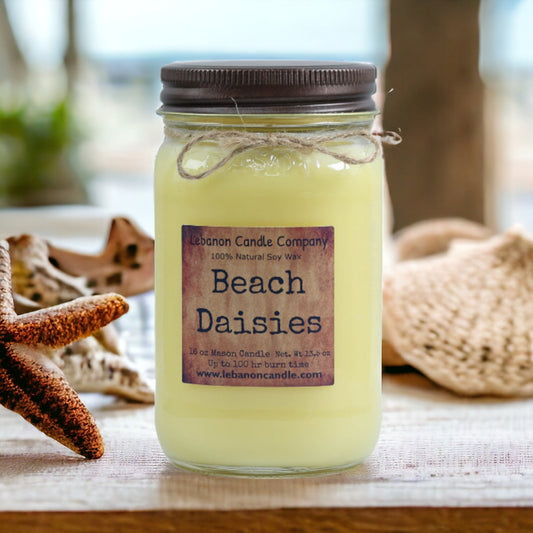 Beach Daisies Candle - - Candles & Melts