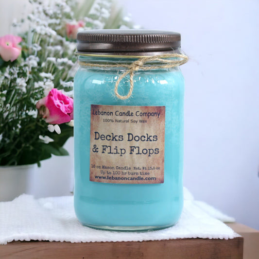 Decks Docks & Flip Flops Candle - - Candles & Melts