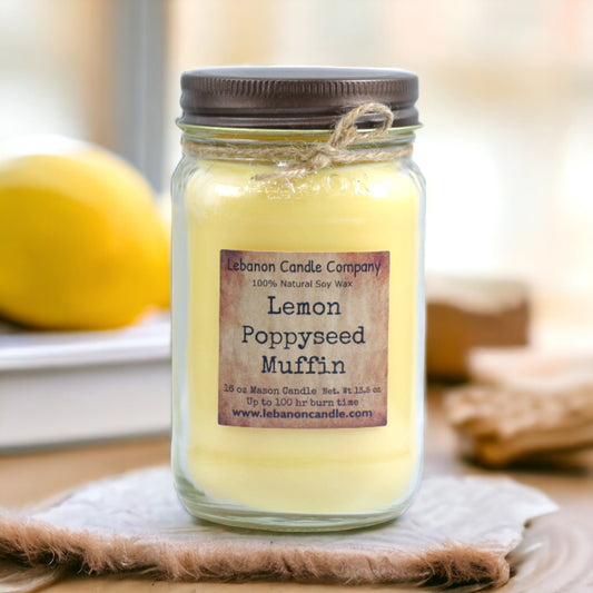 Lemon Poppyseed Muffin Candle - - Candles & Melts