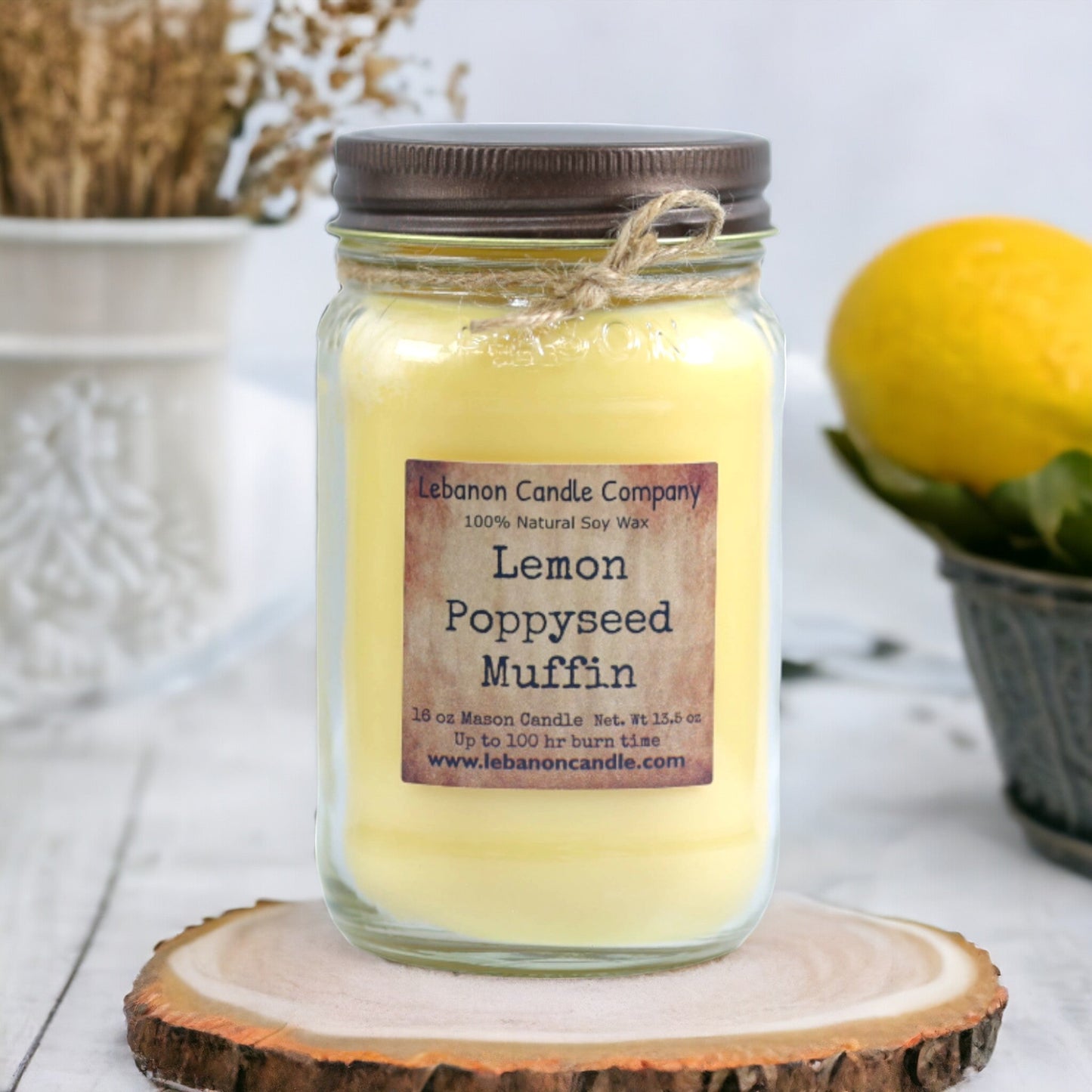 Lemon Poppyseed Muffin Candle - - Candles & Melts