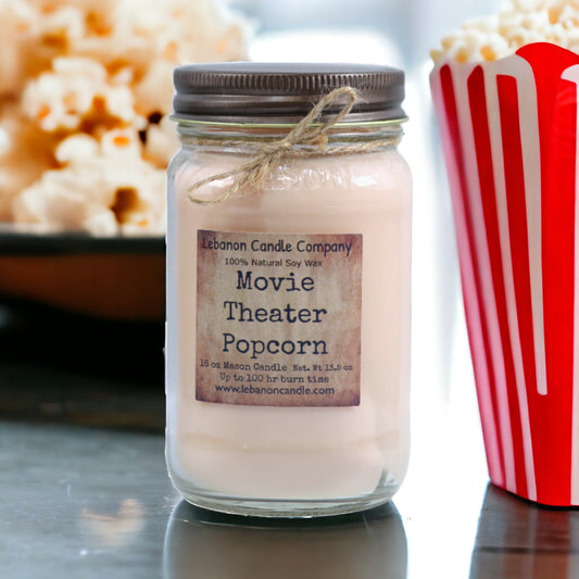 Movie Theater Popcorn Candle - - Candles & Melts