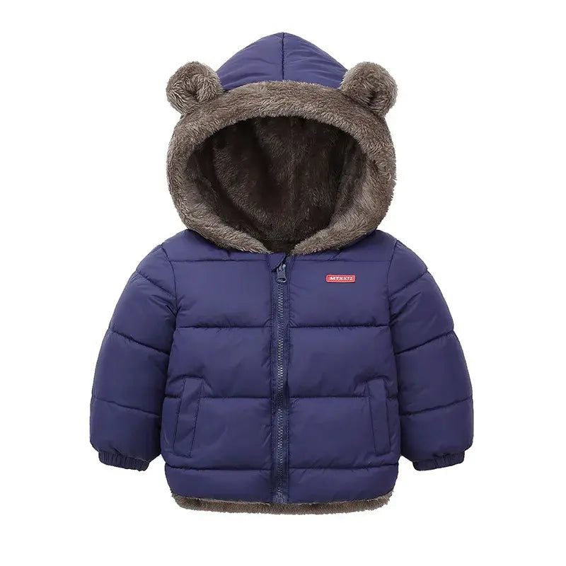 Children's Thick Fleece Coat Kia Day Design