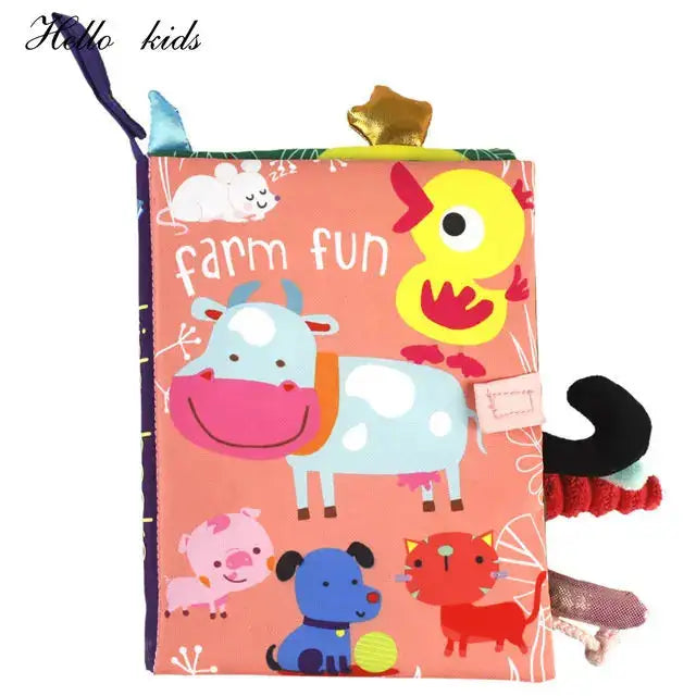 3D Soft Baby Cloth Books Cow