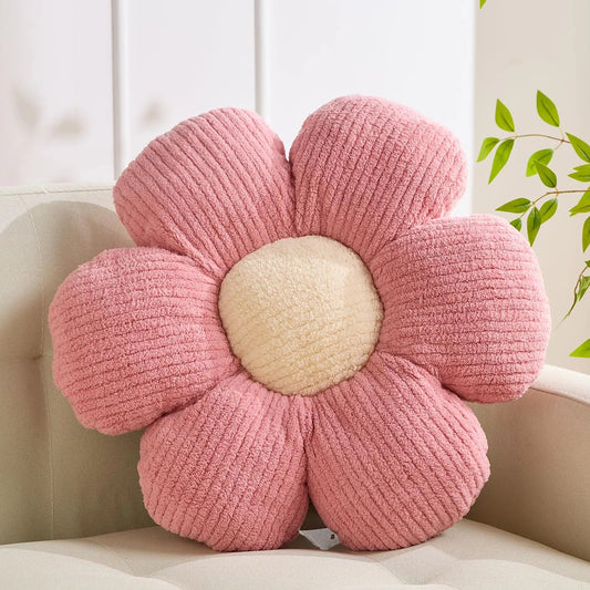 Pink Flower Shaped Pillow - Kia Day Design