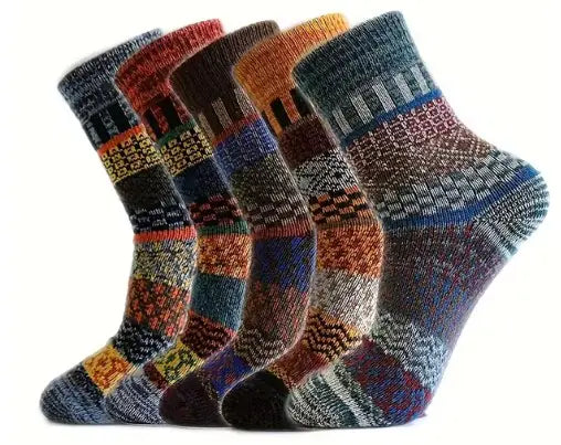 Autumn and Winter Wool Socks - Kia Day Design