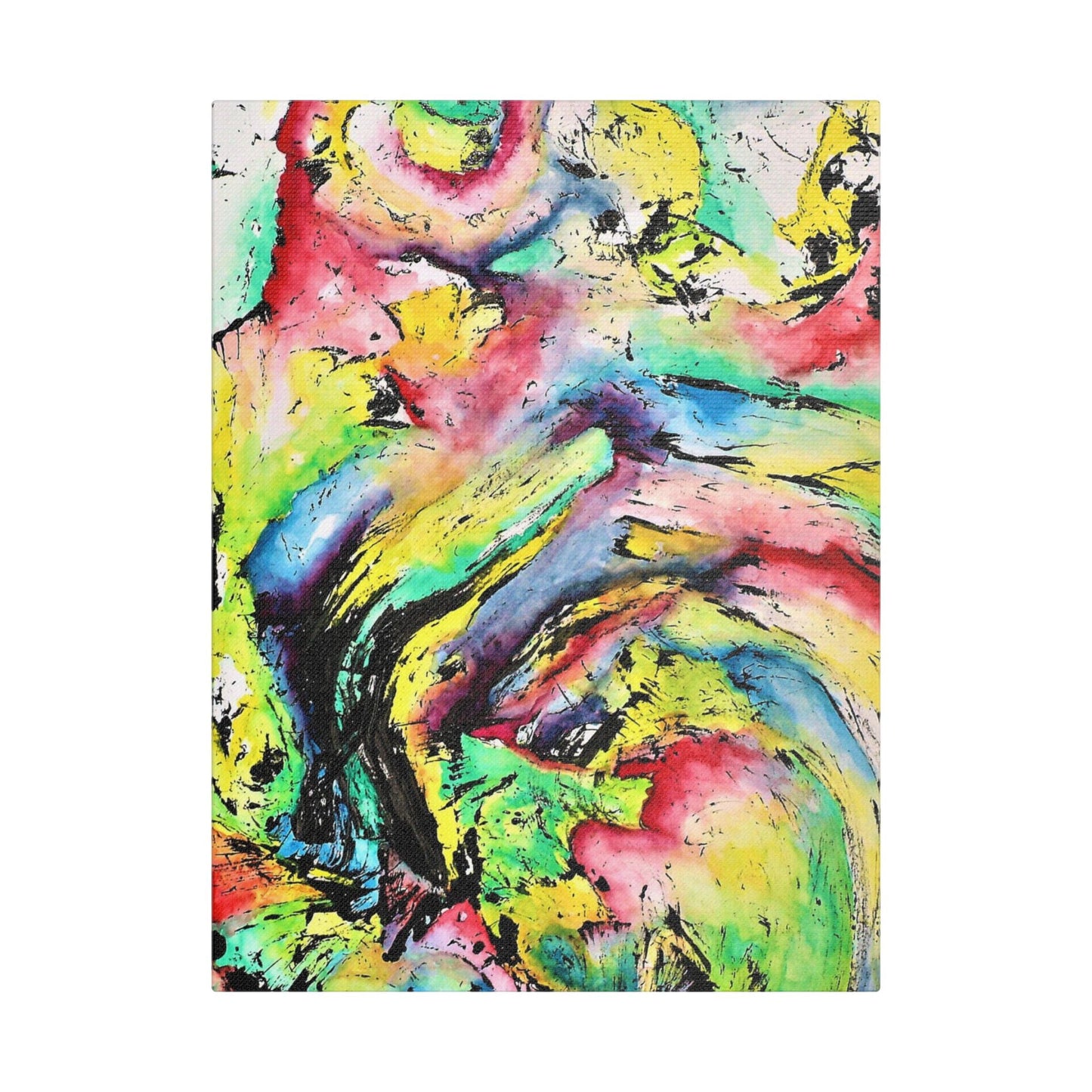 Vortex Satin Canvas Stretched 12″ x 16″ (Vertical) 1.5"