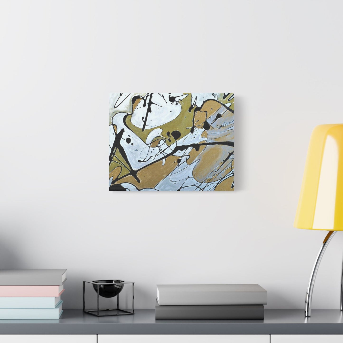 Mardi Gras Satin Canvas Stretched
