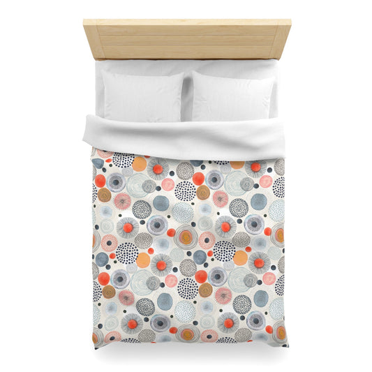 Colorful Polka Dot Microfiber Duvet Cover - Kia Day Design