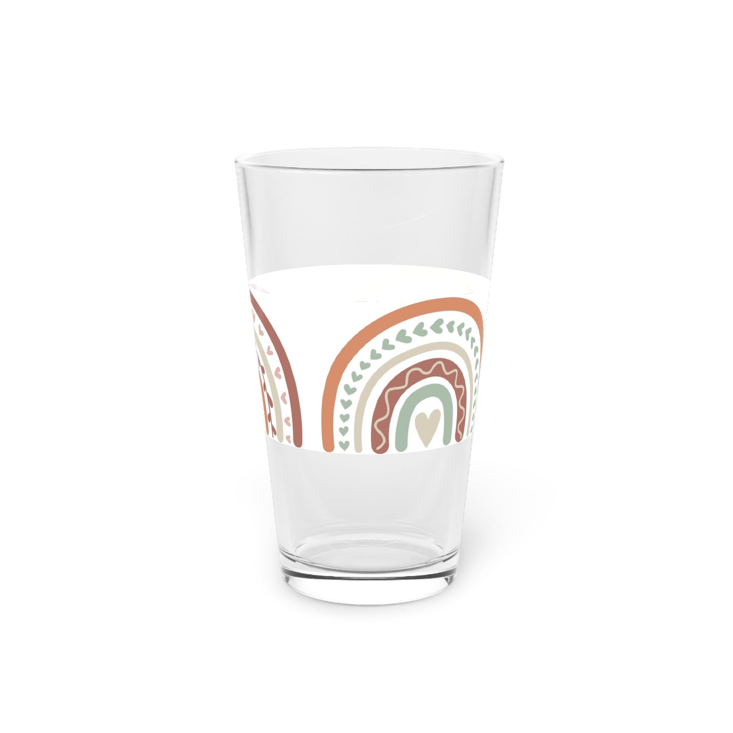 Boho Rainbow Pint Glass - Kia Day Design