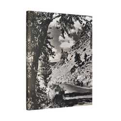 Eagles Nest Rock Yellowstone Satin Canvas Stretched