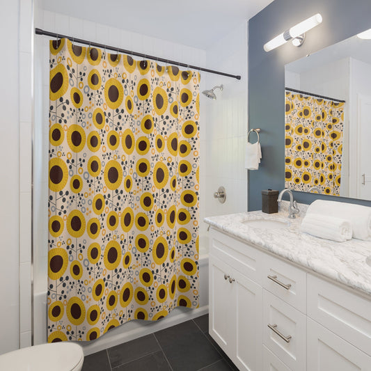 Sunflower Shower Curtains - Kia Day Design