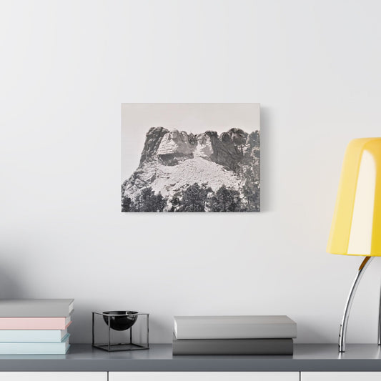 Black Hills Mount Rushmore Satin Canvas Stretched 14″ x 11″ (Horizontal) 1.5"