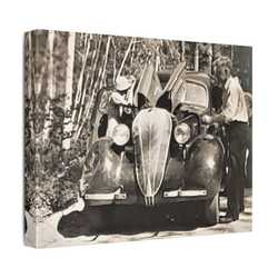 After The Black Hills 1939 Satin Canvas Stretched