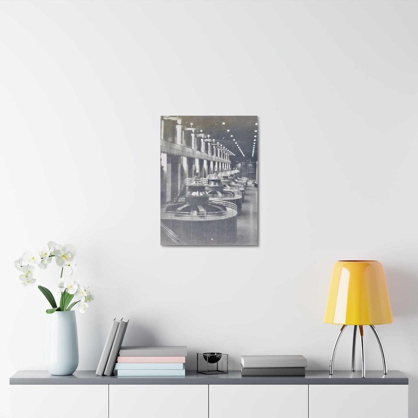 Boulder Dam Powerhouse Stretched Canvas 1.5" 18″ x 24″