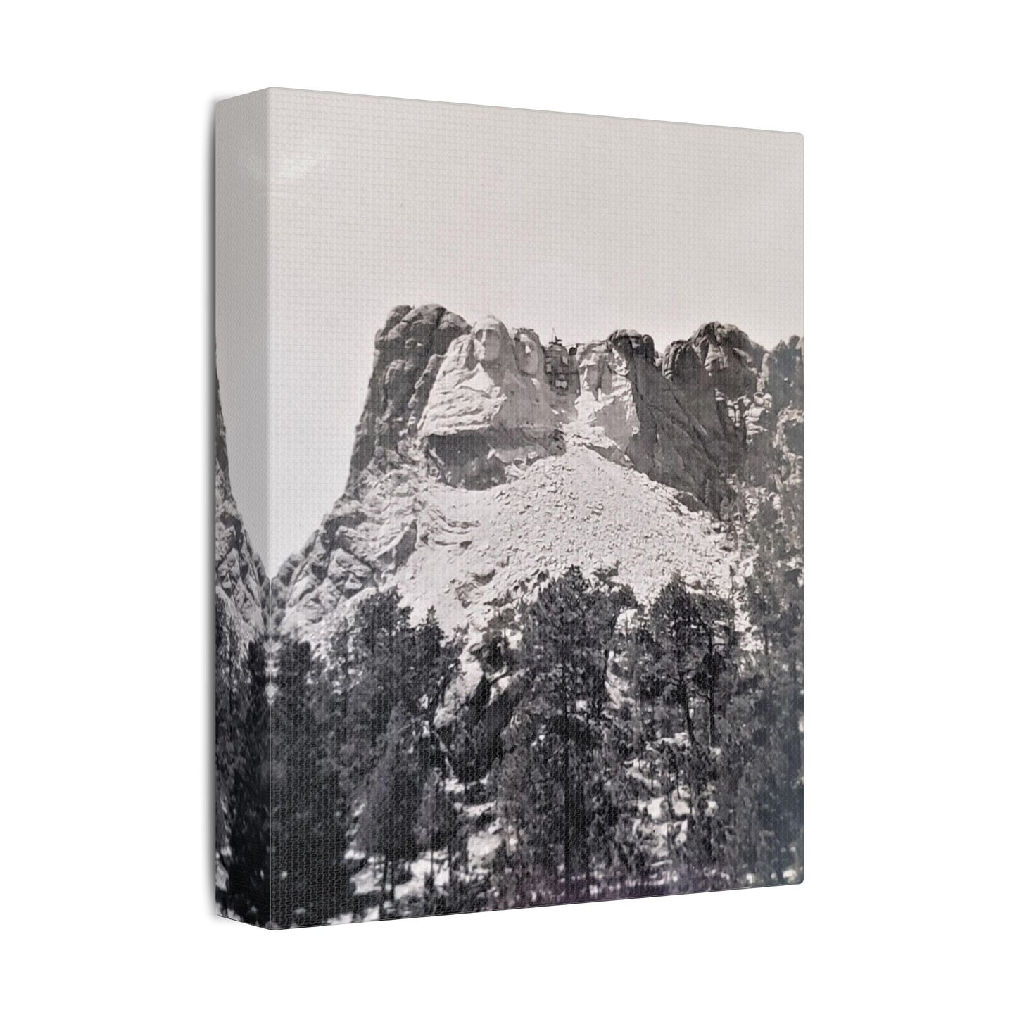 Black Hills Mount Rushmore Satin Canvas Stretched