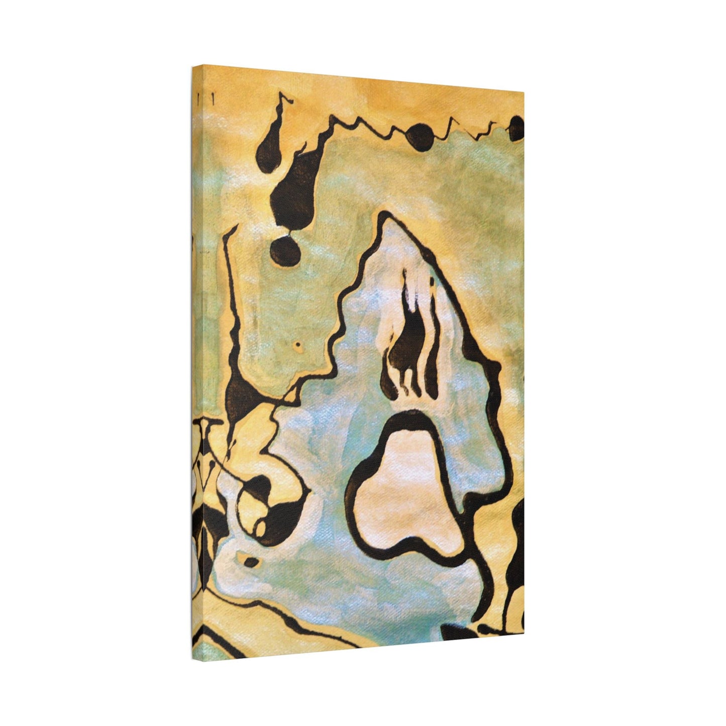 Screaming Ghost Satin Canvas Stretched