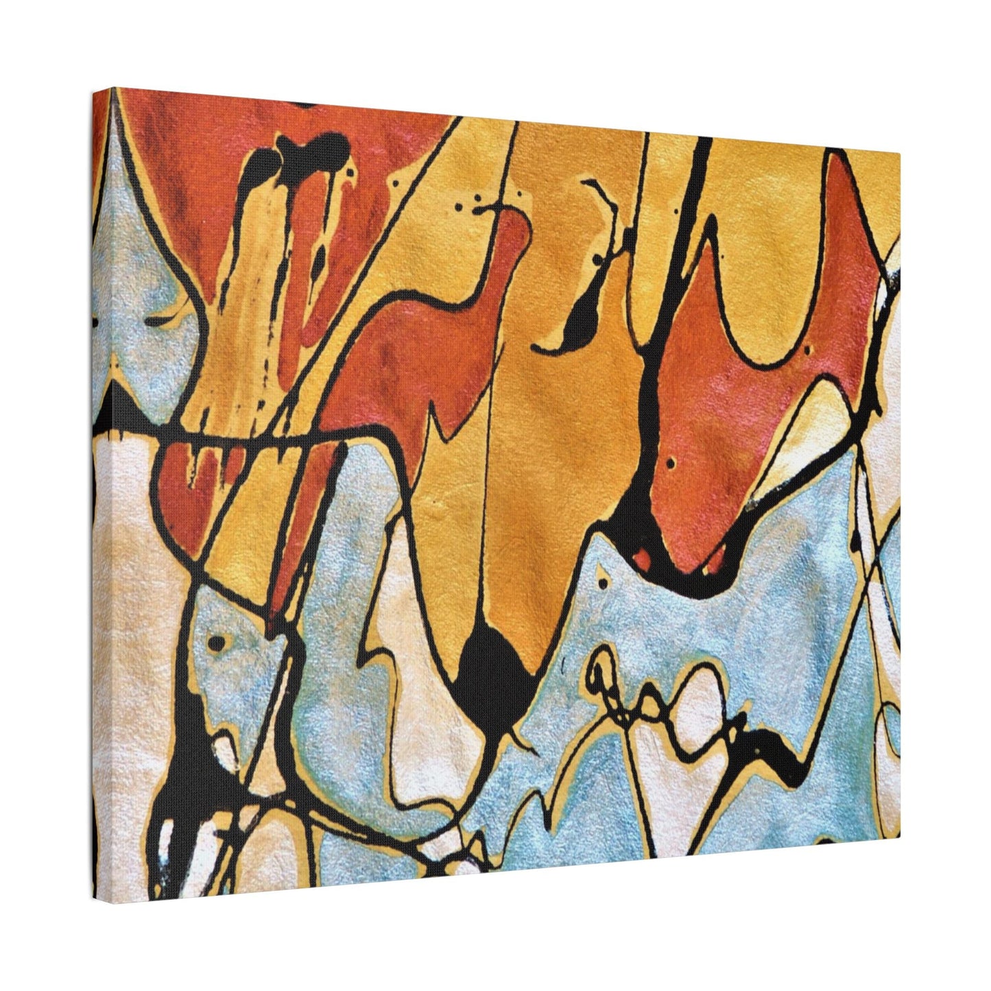 Fox Satin Canvas Stretched