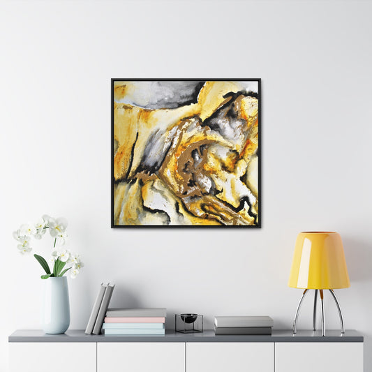 Tiger Stripe Gallery Canvas Wraps Square Frame