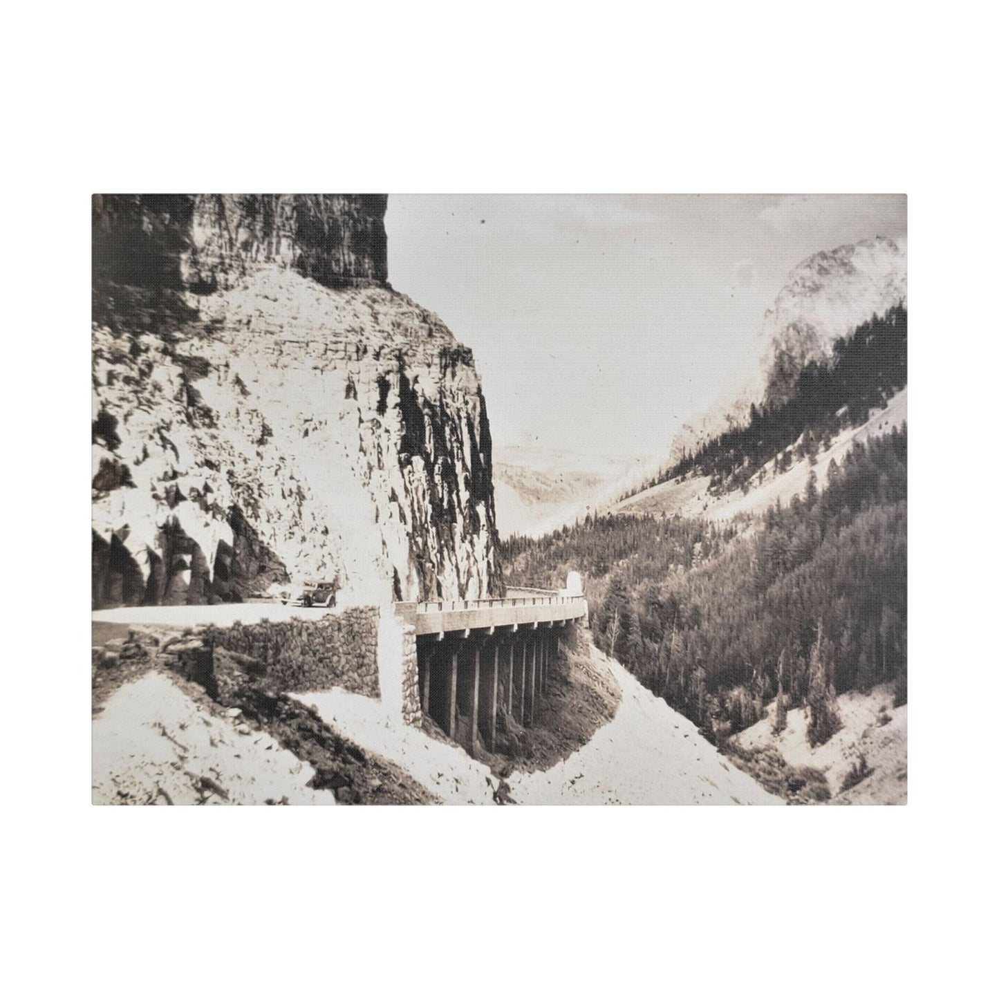 Golden Gate Canyon Colorado Satin Canvas Stretched