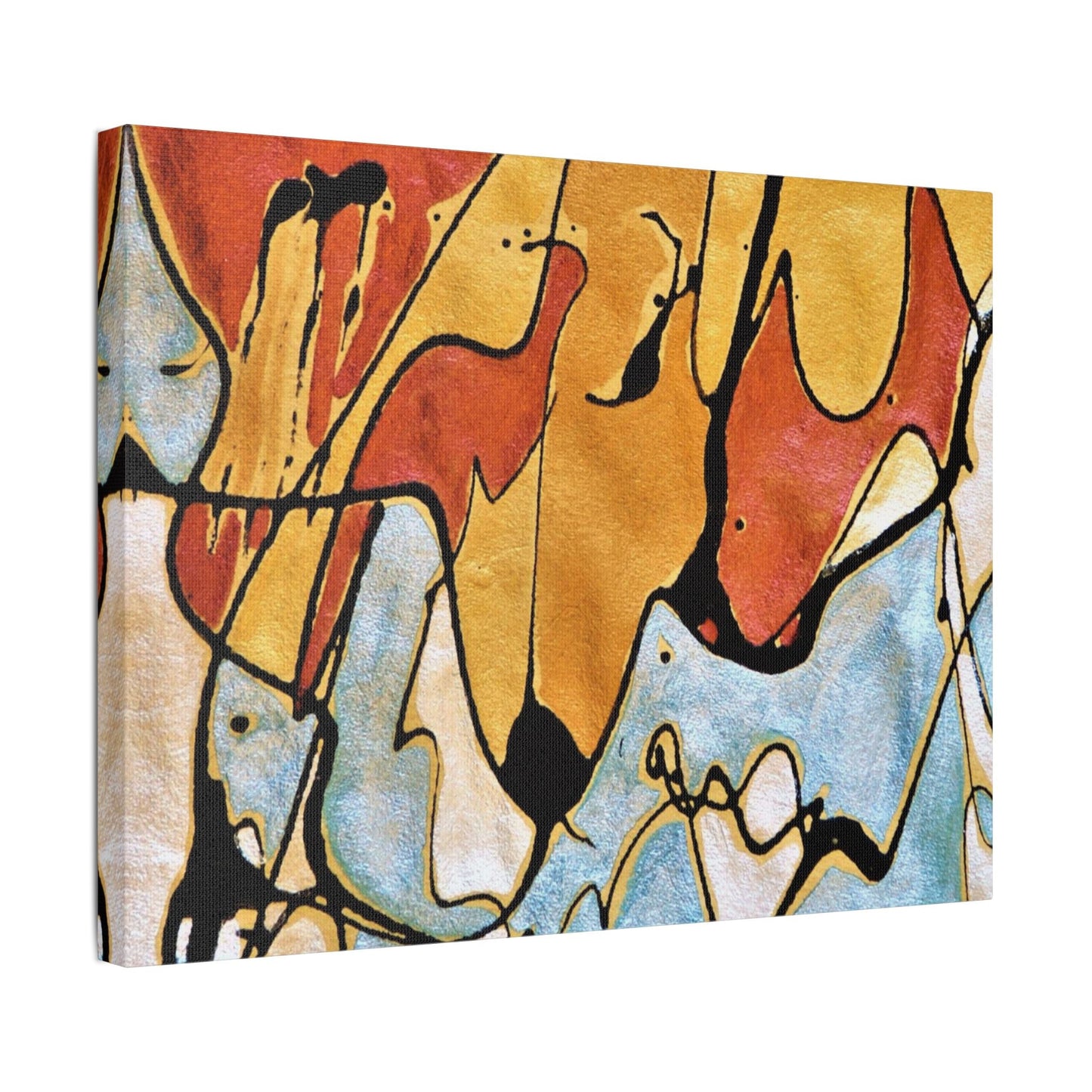 Fox Satin Canvas Stretched