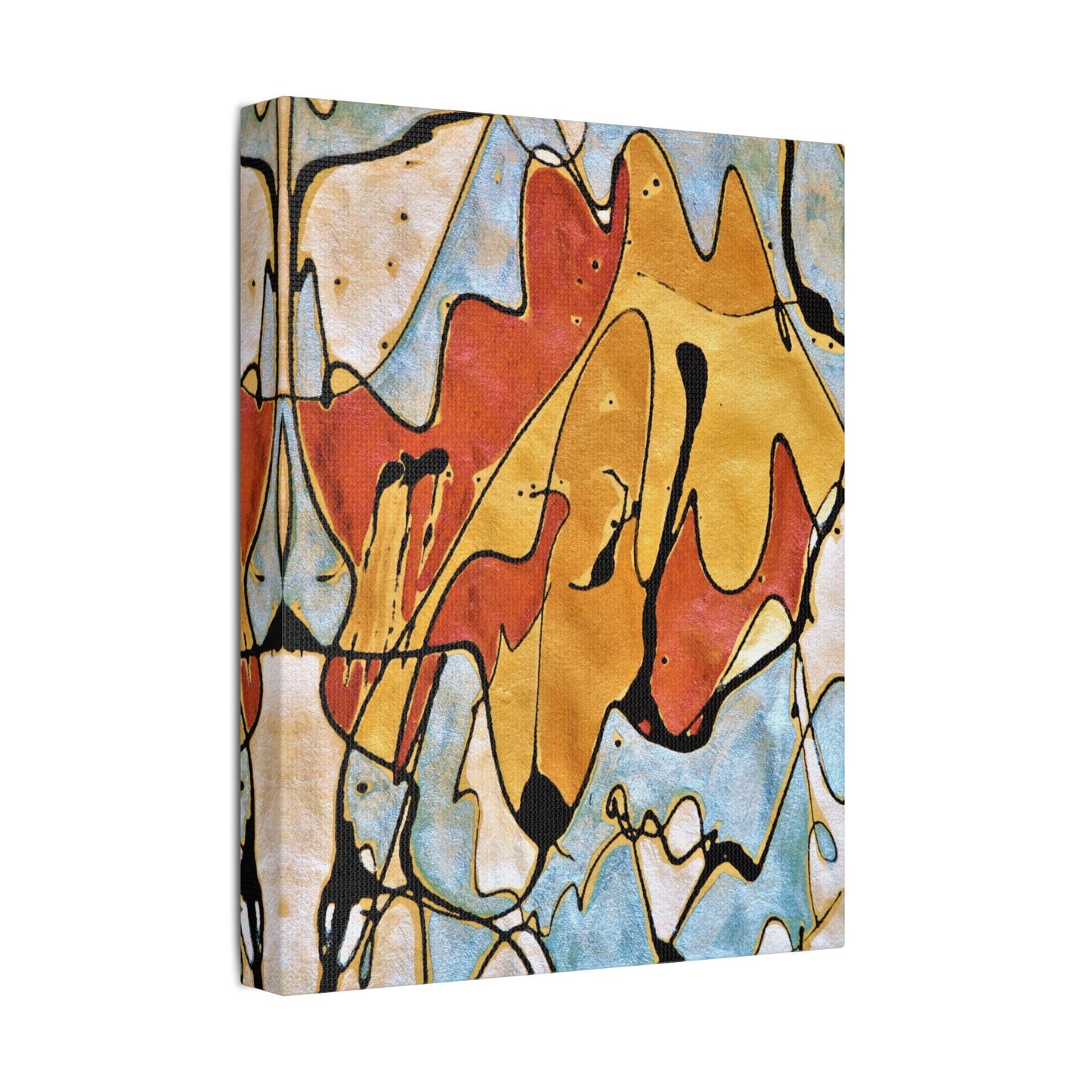 Fox Satin Canvas Stretched