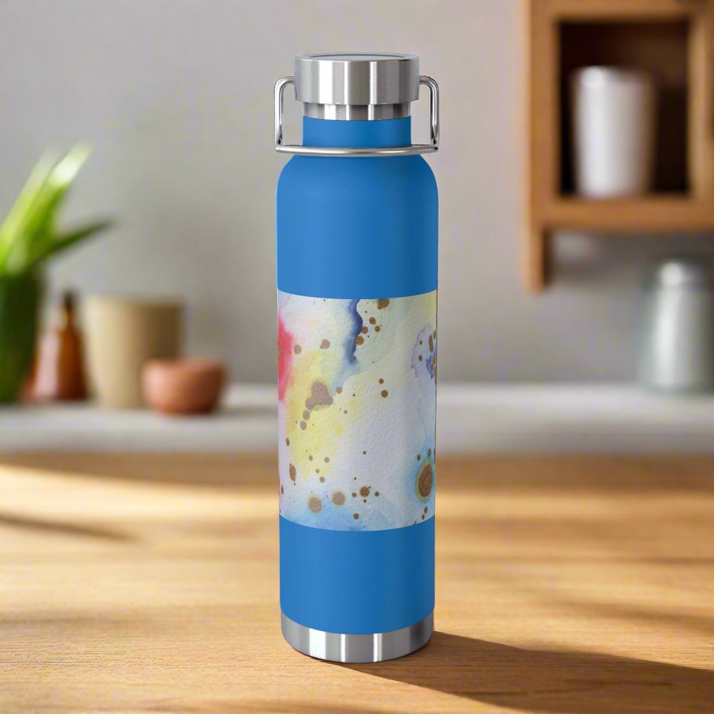 Purple Swirl 22oz Vacuum Insulated Bottle Pebble Blue 22oz