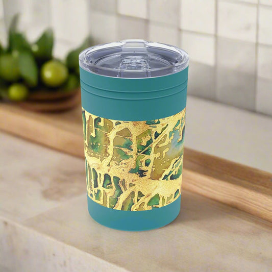 Acid Rain Vacuum Tumbler and Insulator 11oz Turquoise 11oz