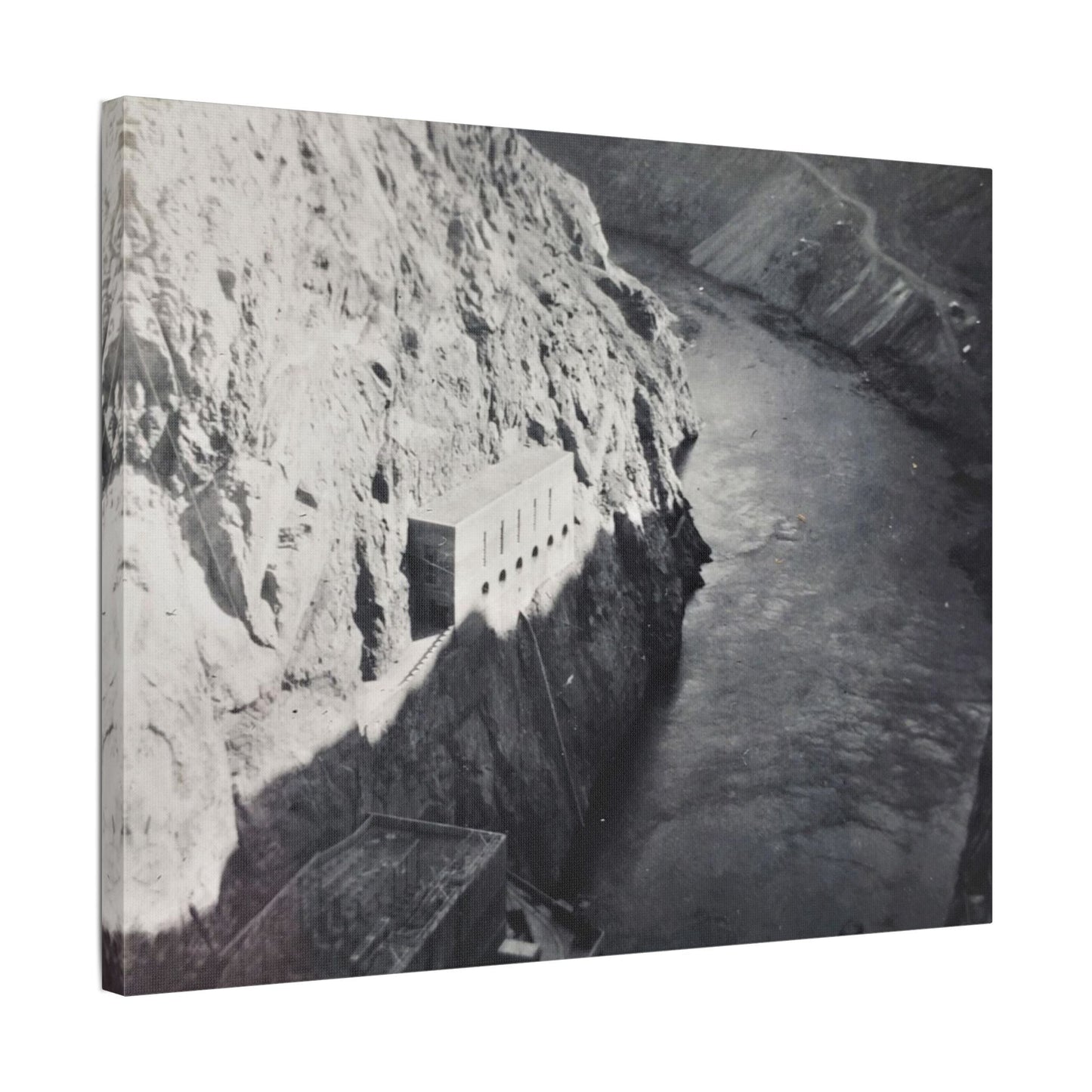 Boulder Dam Satin Canvas Stretched