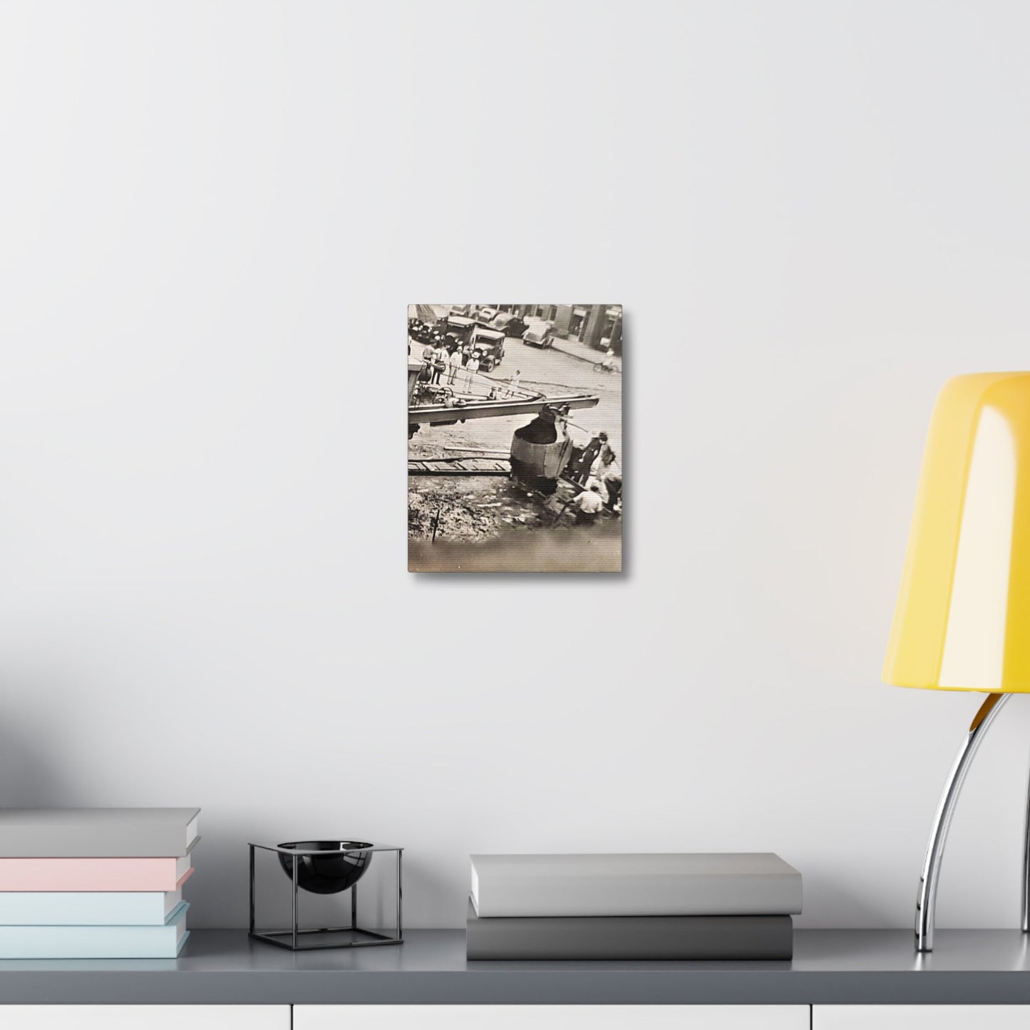 Concrete Worker Stretched Canvas