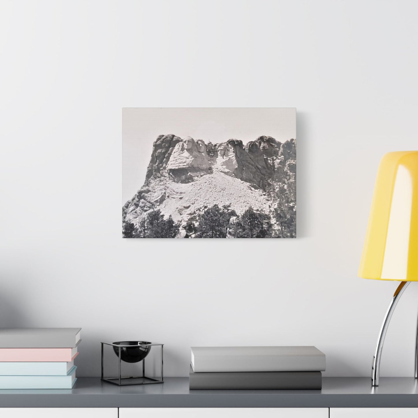 Black Hills Mount Rushmore Satin Canvas Stretched 16″ x 12″ (Horizontal) 1.5"