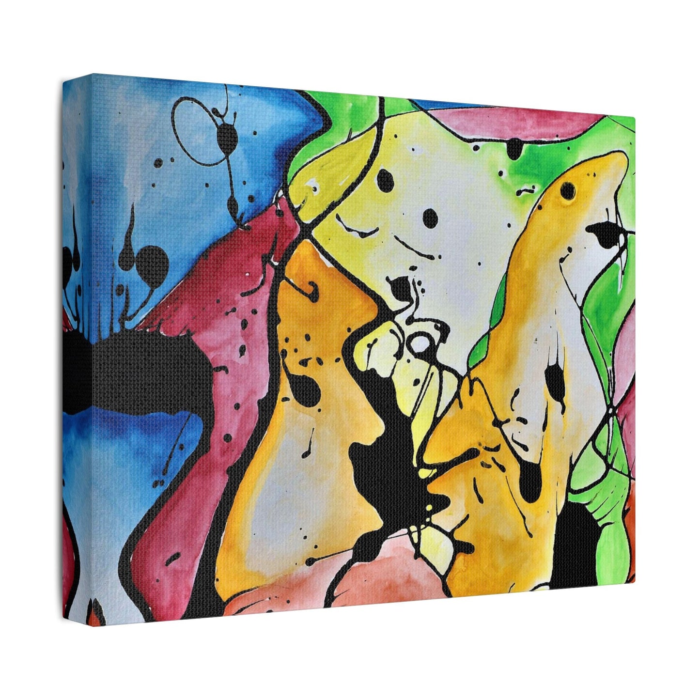 Space Judy Satin Canvas Stretched