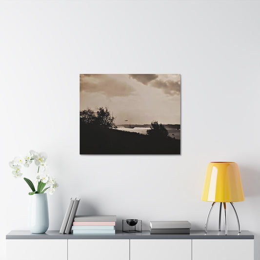 Navy Day New York October 27th 1945 Plane Stretched Canvas 1.5" 30″ x 24″