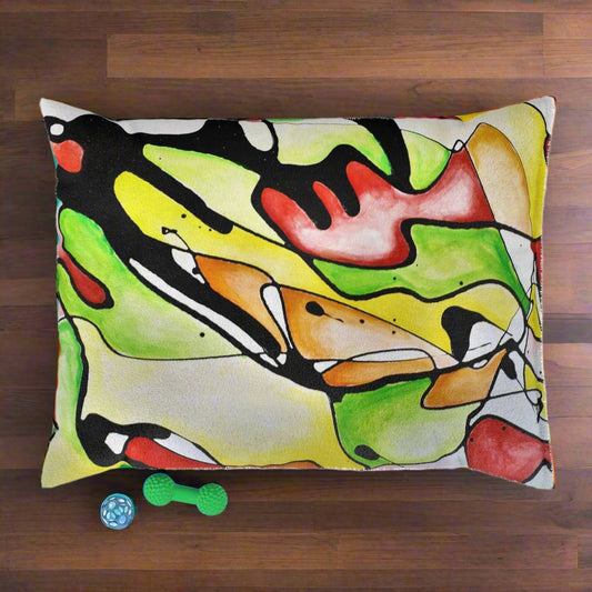 Red Mushroom Pet Bed 40" × 30"