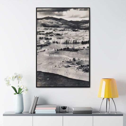 Springs at Jupiter Terrace Yellowstone Gallery Canvas Wraps Vertical Frame 32″ x 48″ Premium Gallery Wraps (1.25″) Black