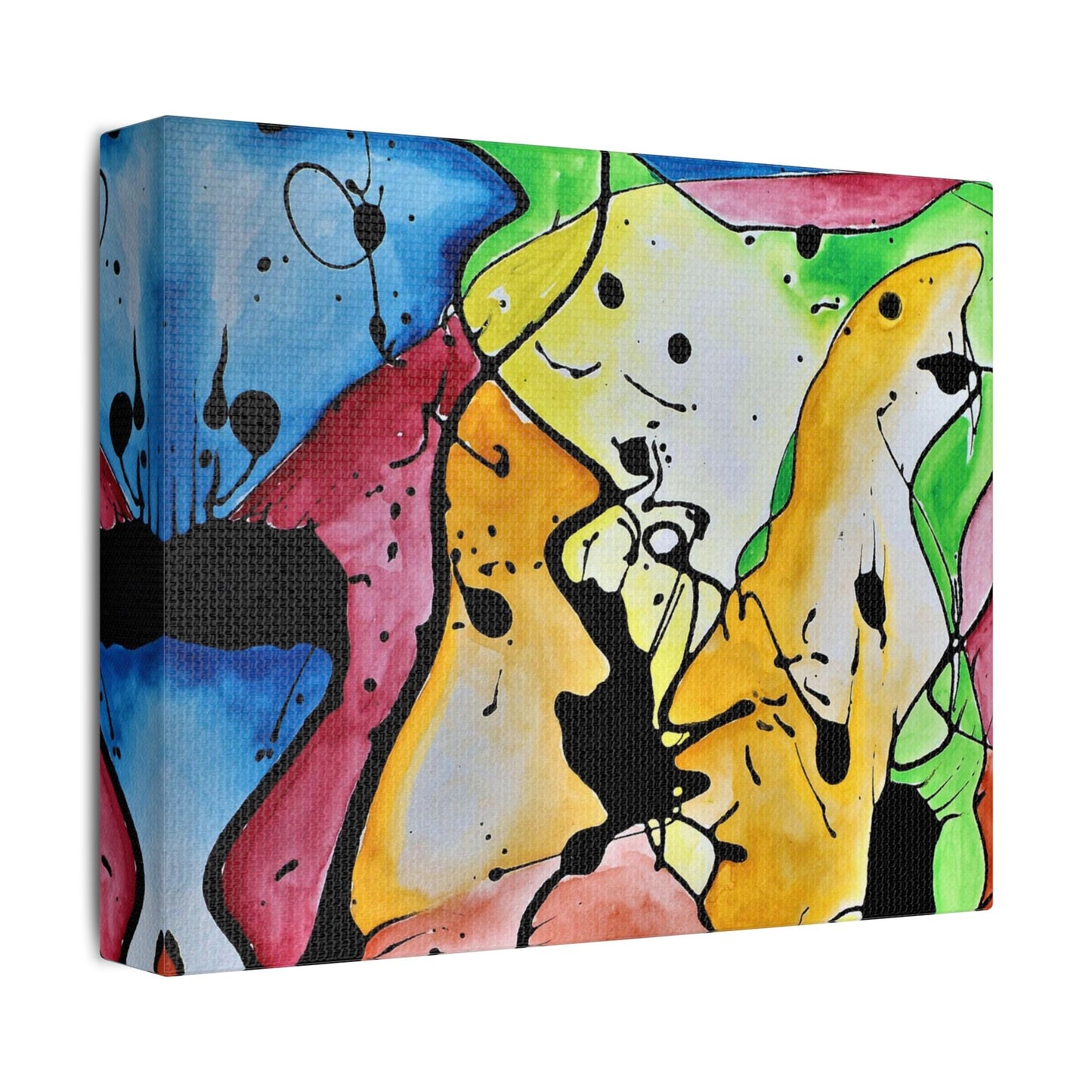 Space Judy Satin Canvas Stretched