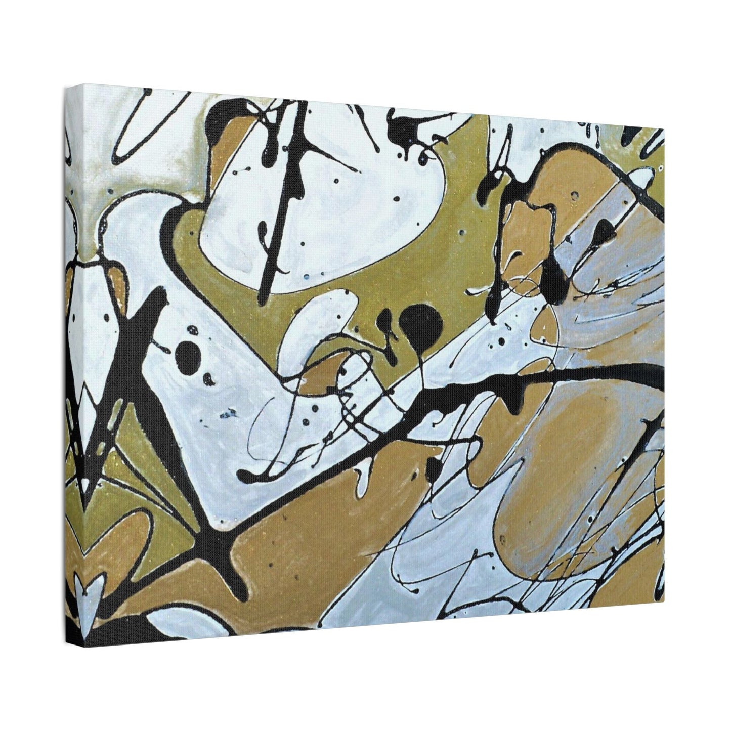Mardi Gras Satin Canvas Stretched