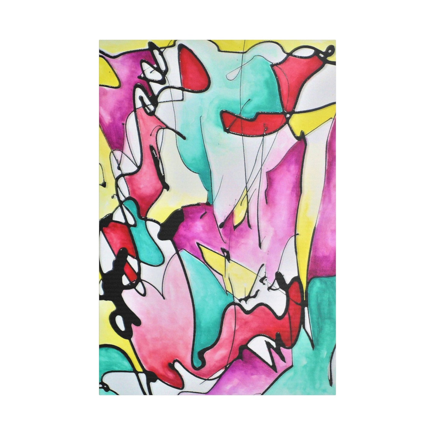 Glass Satin Canvas Stretched 24″ x 36″ (Vertical) 1.5"