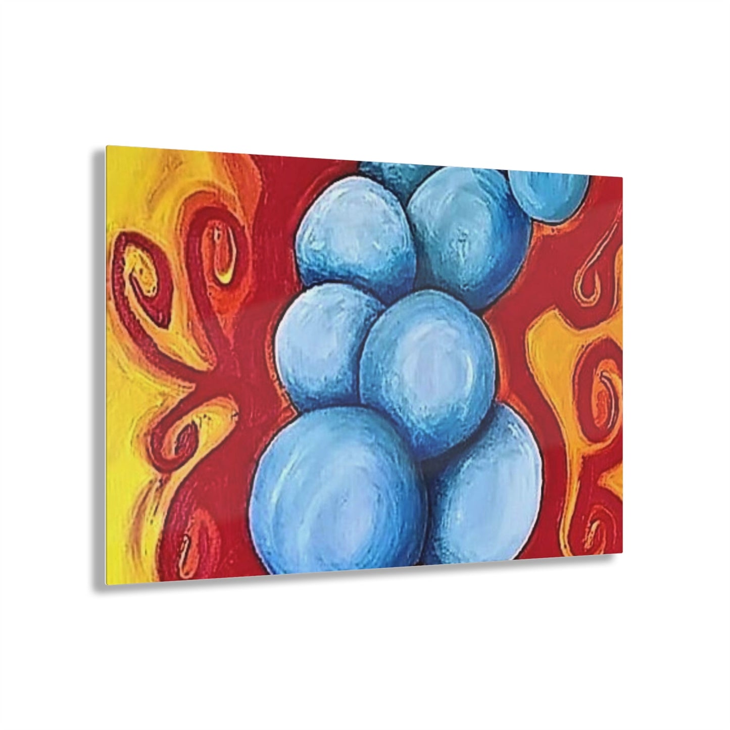 Blue Balls Acrylic Prints Printify