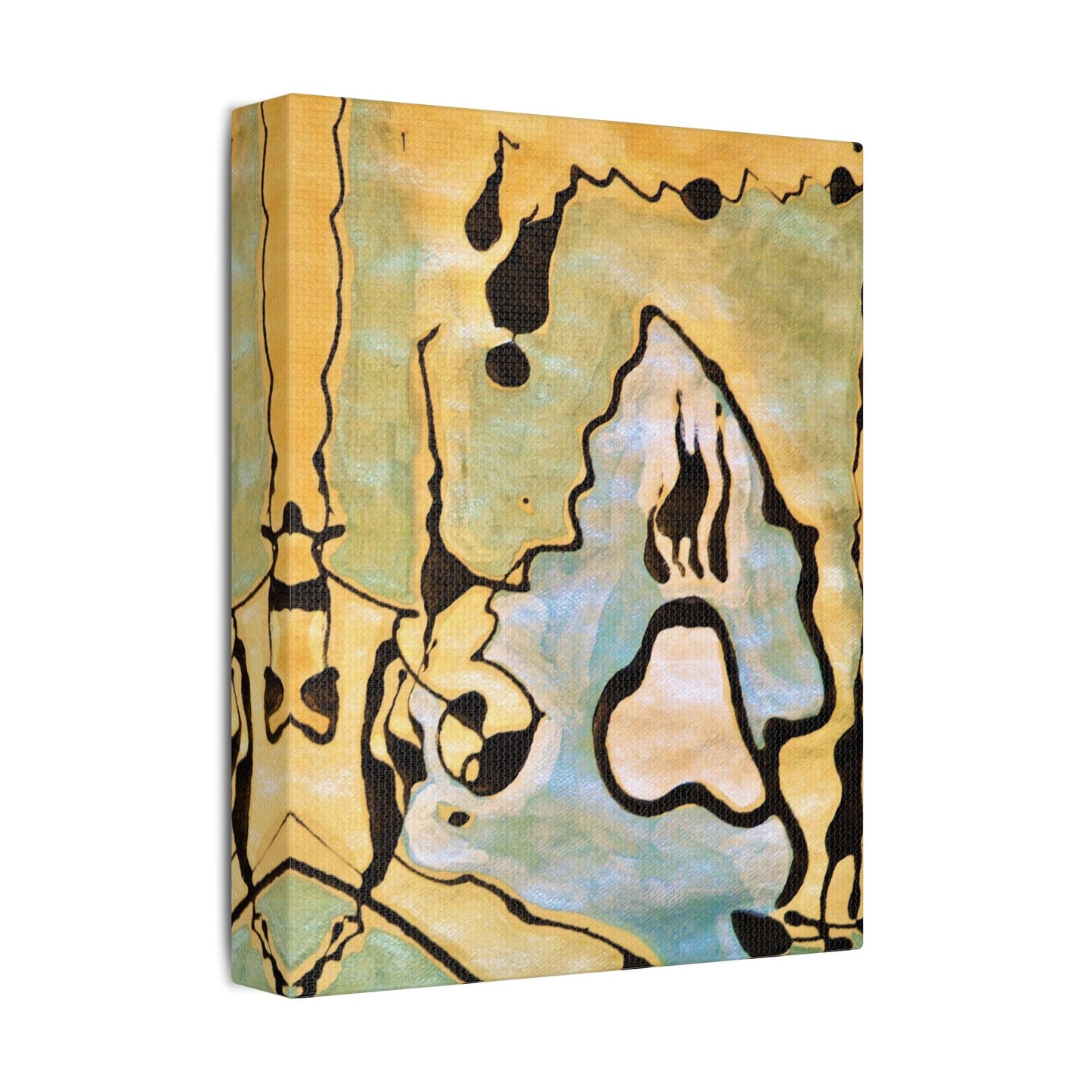 Screaming Ghost Satin Canvas Stretched
