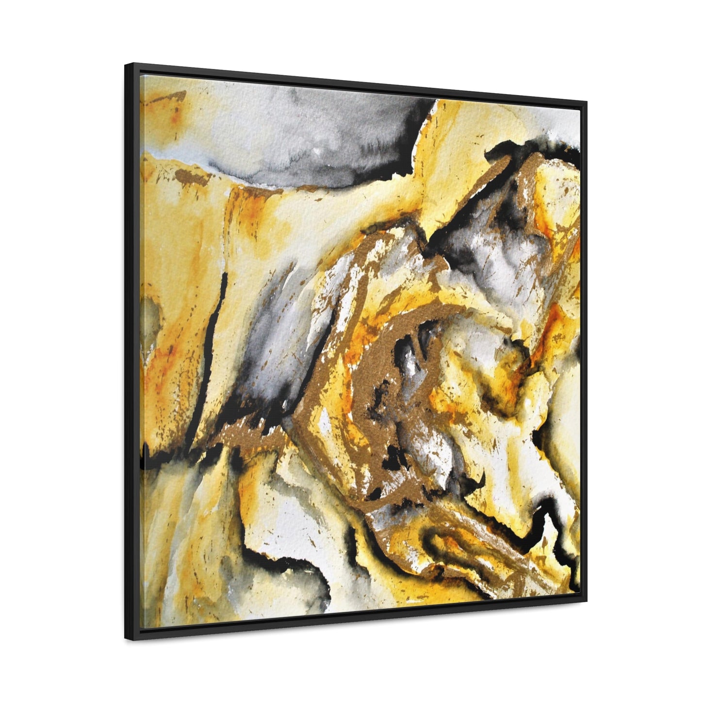 Tiger Stripe Gallery Canvas Wraps Square Frame