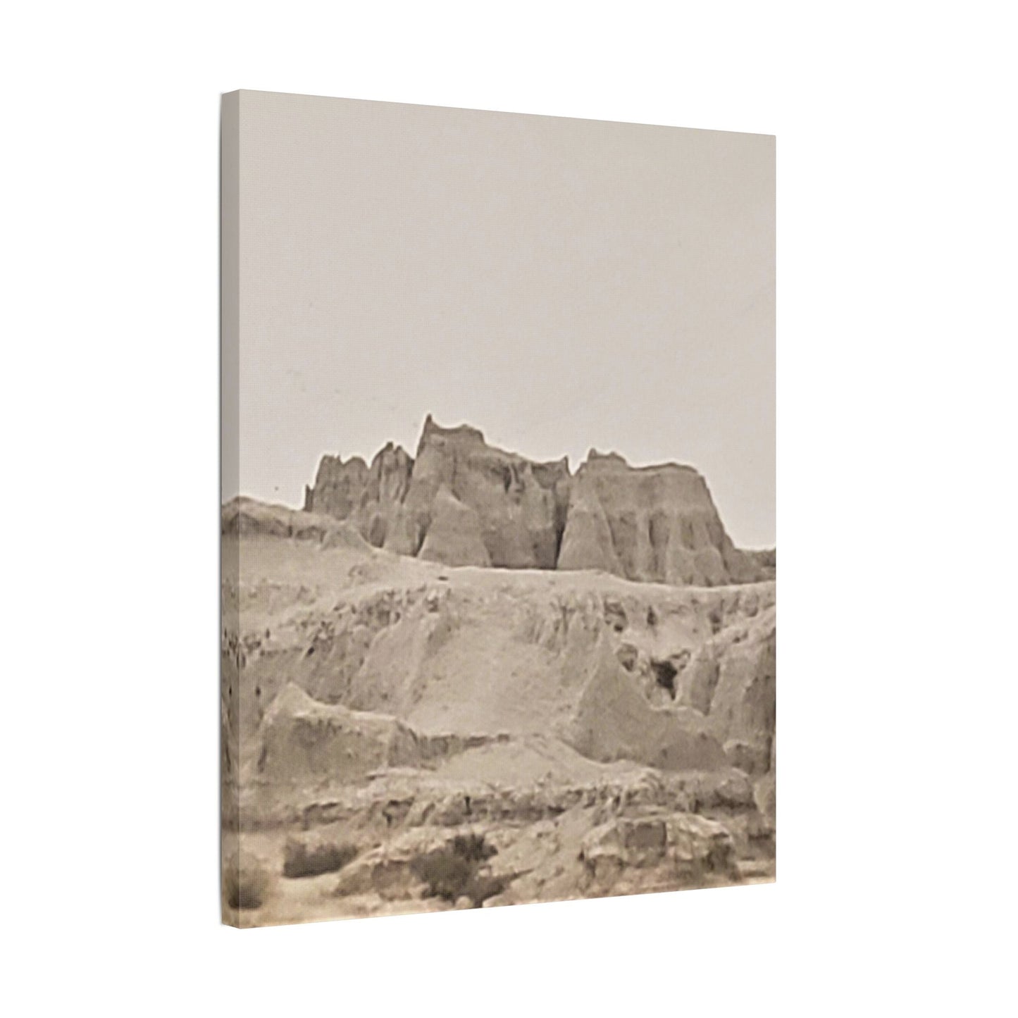 West Satin Canvas Stretched