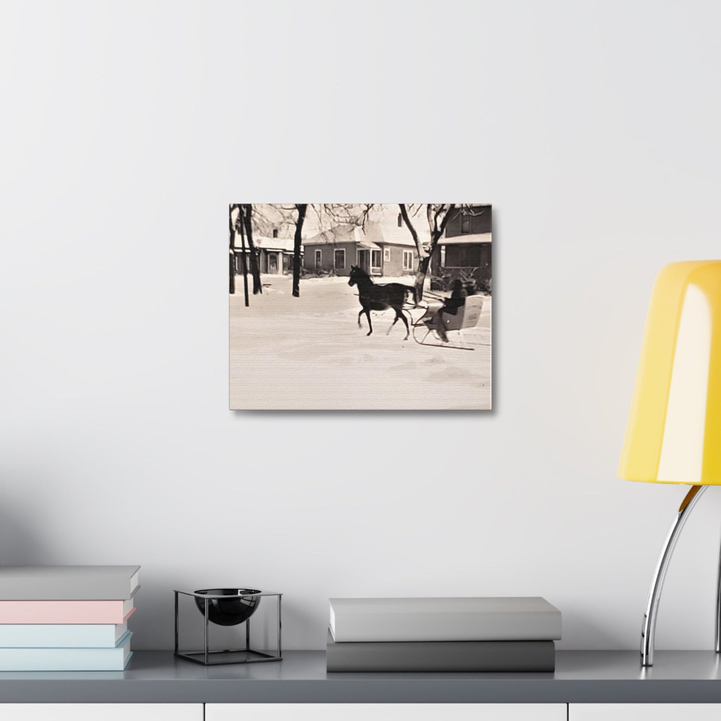 Carriage Ride Stretched Canvas 1.5" 14″ x 11″