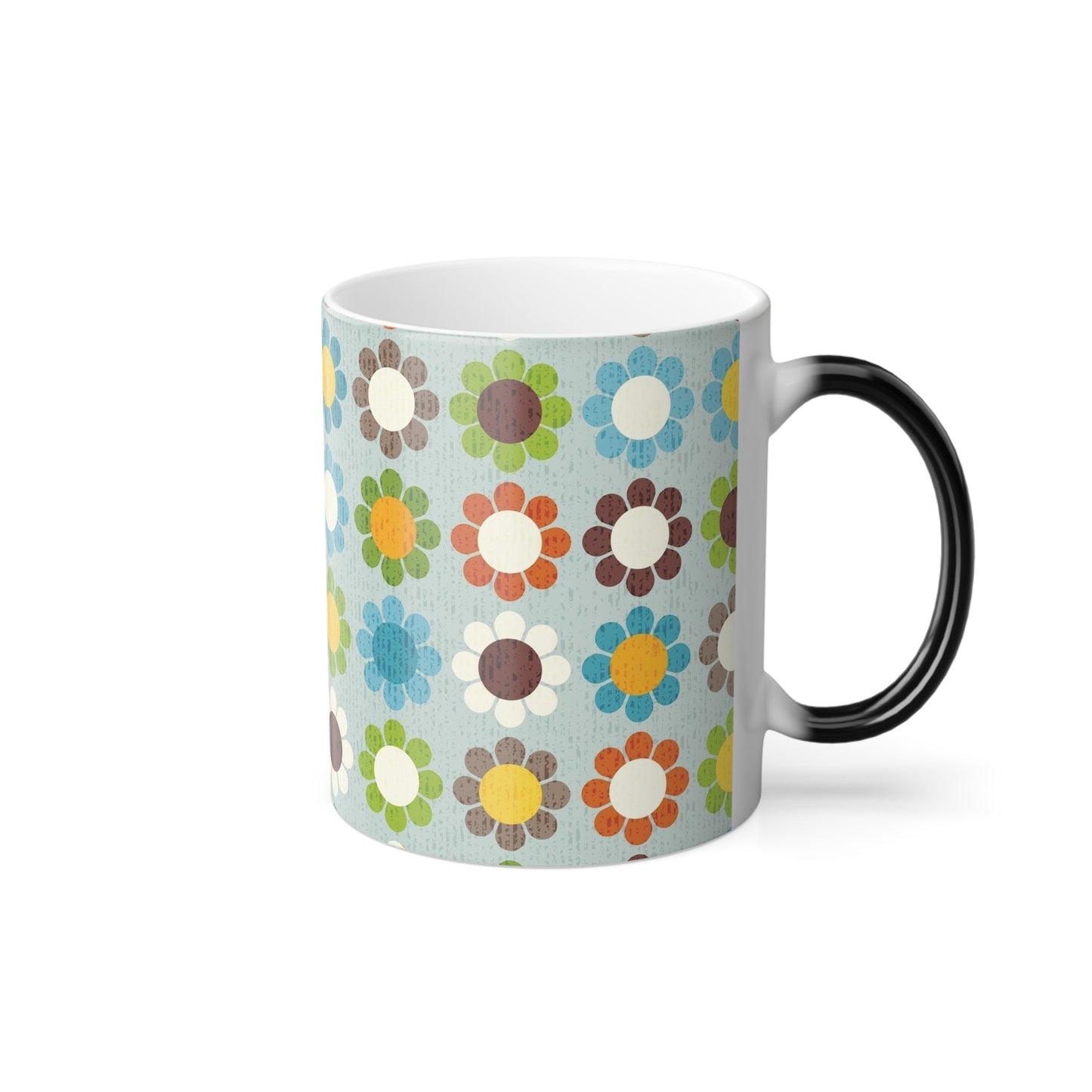 Color Morphing Floral Mug - 11oz - - Mug