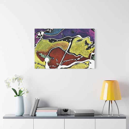 Strawberry Fields Forever Satin Canvas Stretched