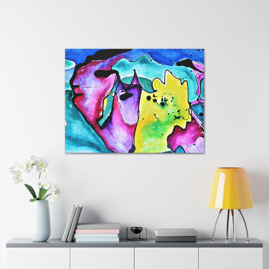 Cat Dog Canvas Gallery Wraps 40″ x 30″ 1.25"