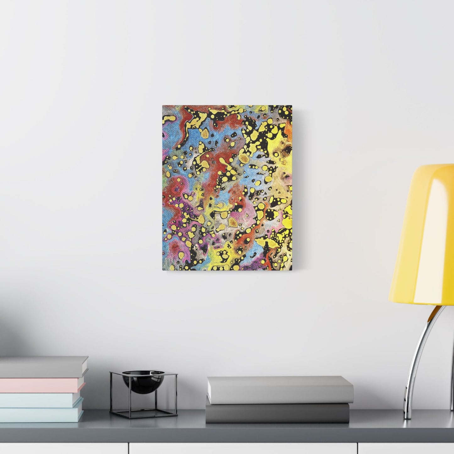 Limbo Satin Canvas Stretched