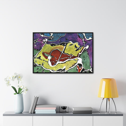 Strawberry Fields Forever Gallery Canvas Wraps Horizontal Frame 36″ x 24″ Black 1.25"