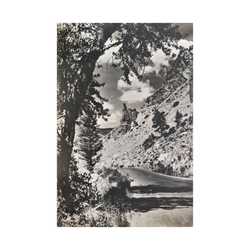 Eagles Nest Rock Yellowstone Satin Canvas Stretched